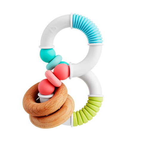 Munchkin Sili Twisty Teether-Feeding Skills,Fine Motor Skills,Gifts For 1 Year Olds,Gifts For 3-6 Months,Gifts For 6-12 Months Old,Life Skills,Mouth Skills,Munchkin,Oral Motor & Chewing Skills,Role Play,Teether-Learning SPACE