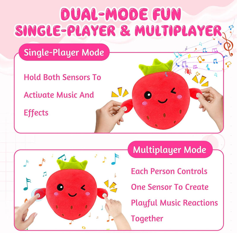 Musical Plush Toy - Strawberry or Carrot, Learning SPACE
