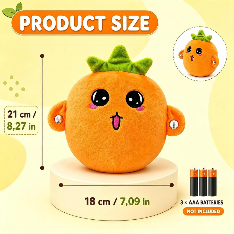 Musical Plush Toy - Strawberry or Carrot, Learning SPACE