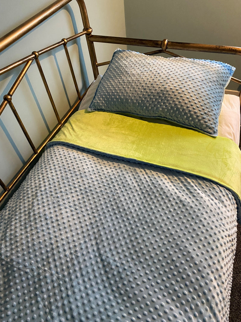 MySpace 4kg Weighted Blanket & Pillow Case Medium (100 x 150), Learning SPACE
