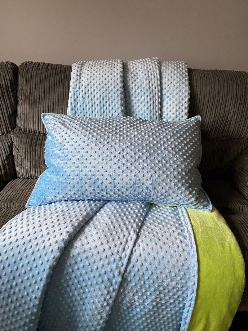 MySpace 4kg Weighted Blanket & Pillow Case Medium (100 x 150), Learning SPACE