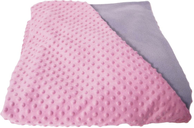 MySpace 5kg Weighted Blanket & Pillow Case Large (150 x 200cm), Pink/Grey (No Pillowcase) Learning SPACE