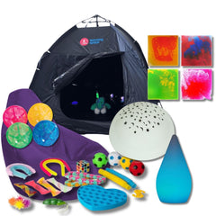 MySpace Ready Made Sensory Set With Dark Den-Calmer Classrooms,Calming & Anxiety,Calming and Relaxation,Classroom Packs,family fund bestsellers,Home Sensory Bundles,MySpace,Nooks dens & Reading Areas,Portable Sensory Rooms,Sensory Dens,Stress Relief,Value Pack-Learning SPACE