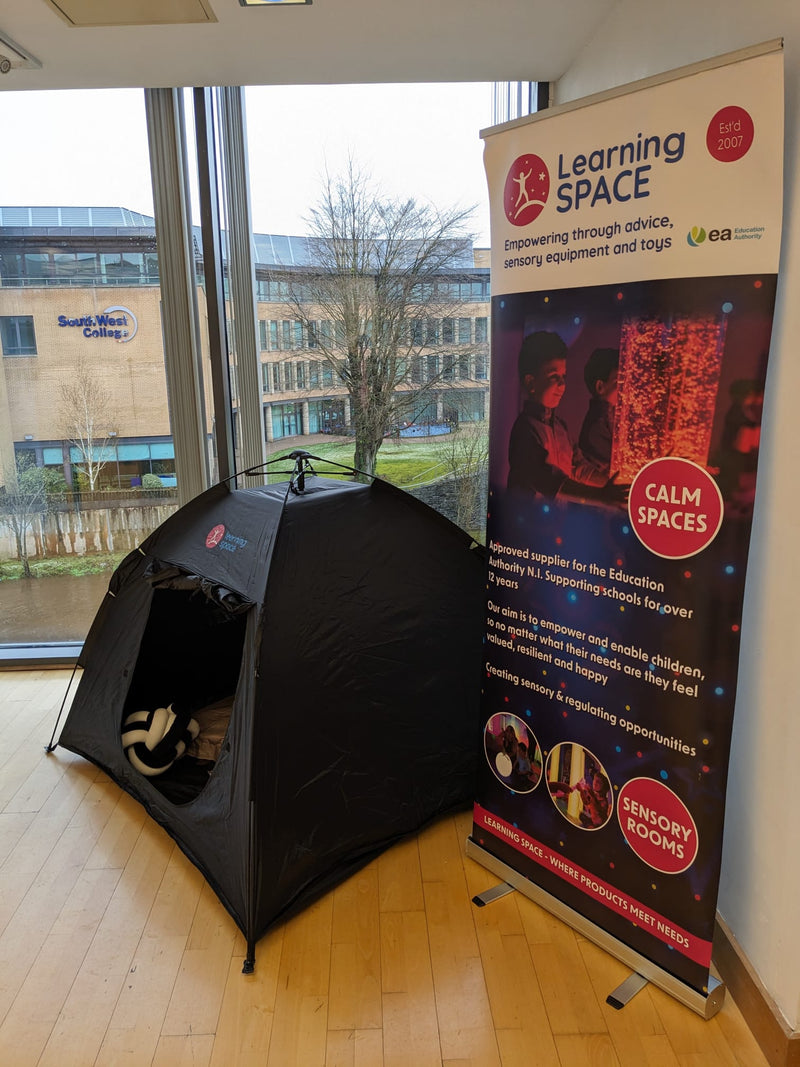 MySpace Sensory Pop-Up Dark Den Tent, Learning SPACE