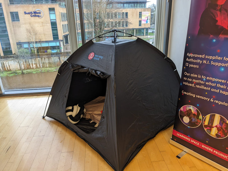 MySpace Sensory Pop-Up Dark Den Tent, Learning SPACE