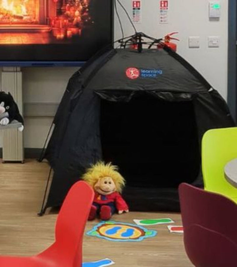 MySpace Sensory Pop-Up Dark Den Tent, Learning SPACE