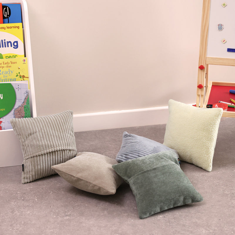 Cushions - Natural Textured Sensory Cushion Pack (5 Pack), Learning SPACE