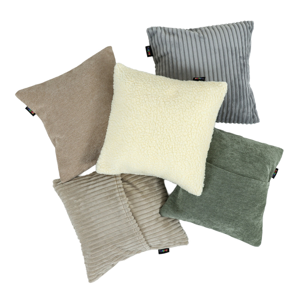 Natural Texutred Sensory Cushion Pack (5 Pack), Learning SPACE