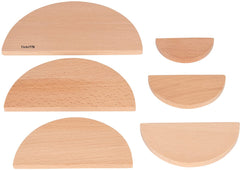Natural Wooden Architect Arch Panels - Pk6-Baby Wooden Toys,Building Blocks,Engineering & Construction,Maths,Primary Maths,S.T.E.M,SCOTEXCEL,Shape & Space & Measure,Stacking Toys & Sorting Toys,Stock,Tactile Toys & Books,TickiT,Wooden Toys-Learning SPACE