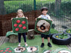 Natural World Counting Indoor/Outdoor 35 Mini Placement Carpets with holdall, Learning SPACE