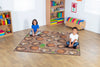 Natural World™ Woodland Double Sided 2x2m Carpet, Learning SPACE