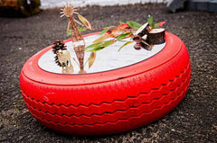 Nature Reflect Tyre Acrylic Mirror, Learning SPACE