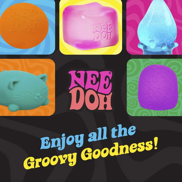 NeeDoh Mello Mallo – Colour-Changing Squishy Fidget Toy, Learning SPACE