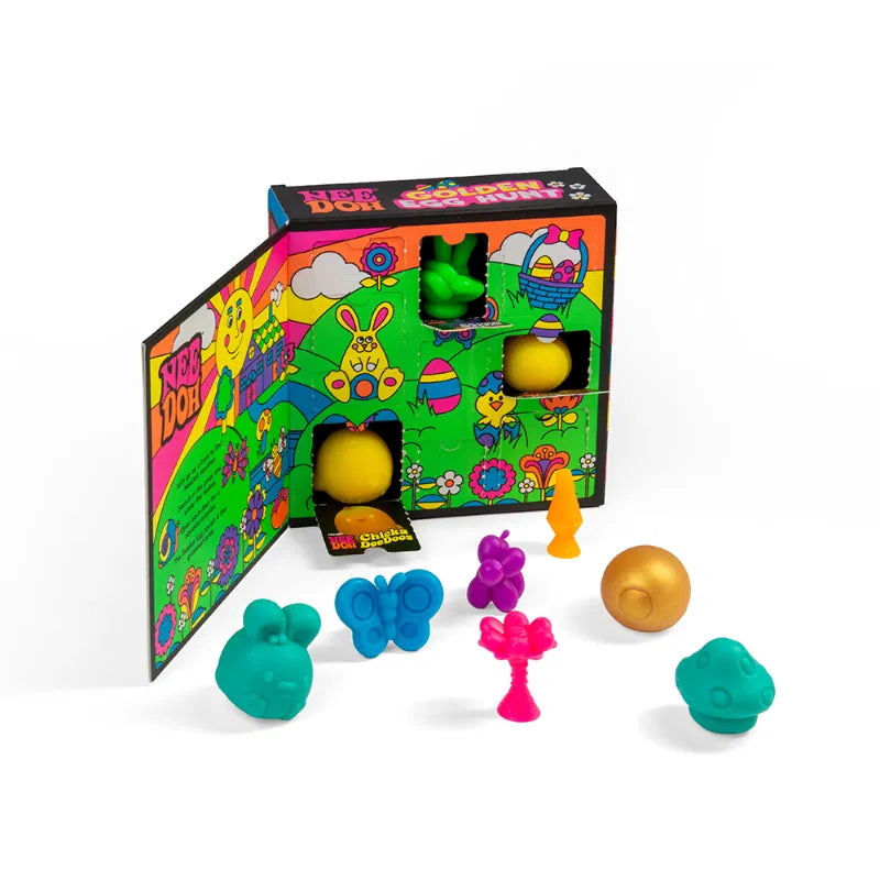 Needoh Golden Egg Hunt Fidget Set-Bigjigs Toys,Easter,Fidget,Fidget Sets,Needoh,Spring,Squishing Fidget-Learning SPACE