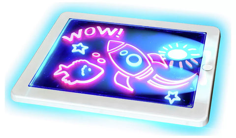 Glowpad Neon Glowpad Light Up Drawing Tablet | Learning SPACE
