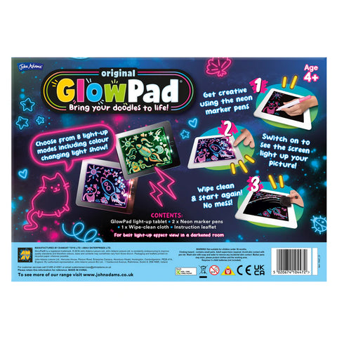 Glowpad Neon Glowpad Light Up Drawing Tablet | Learning SPACE