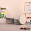 Neutral Round Carry Cushions – Set with Storage Holdall, Learning SPACE