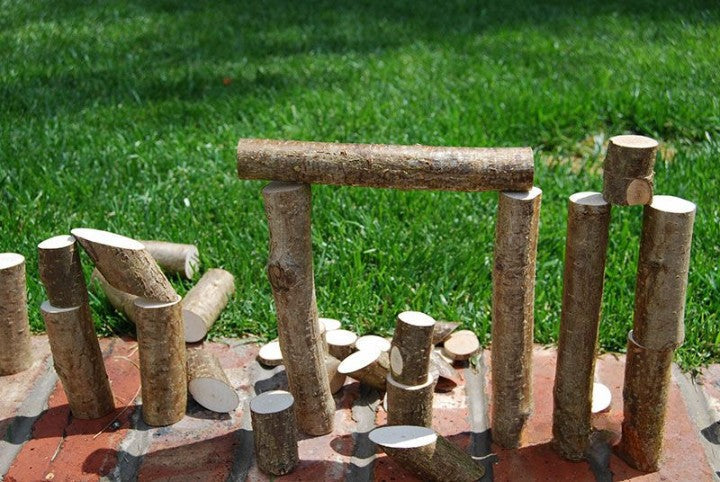 Noggins - Mixed Length Wooden Pieces (40Pk), DIY Woodwork Learning SPACE