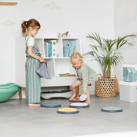 Nordic Tactile Discs 5 Large/5 Small Stepping Stones, Learning SPACE