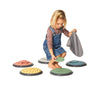 Nordic Tactile Discs 5 Large/5 Small Stepping Stones, Learning SPACE