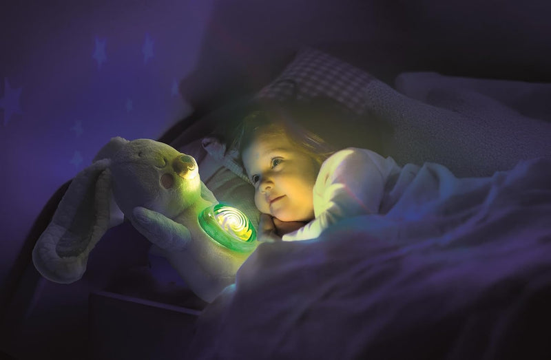 Northern Lights Arctic Bunny Projector Plush, Learning SPACE