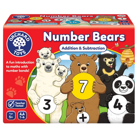 Number Bears Game - Maths Board game, Learning SPACE