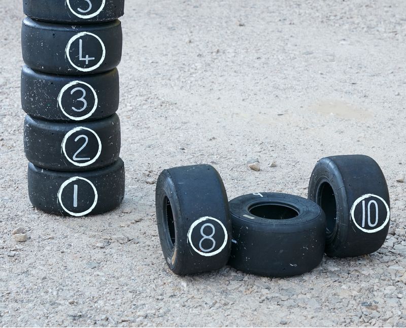 Number Recycled Tyre Track!, Learning SPACE