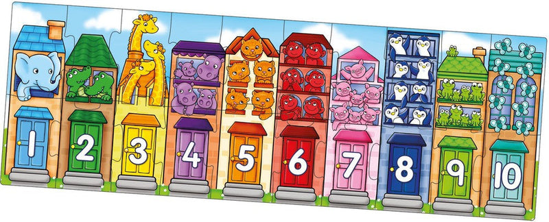 Number Street - Jigsaw Puzzle and Poster, Learning SPACE