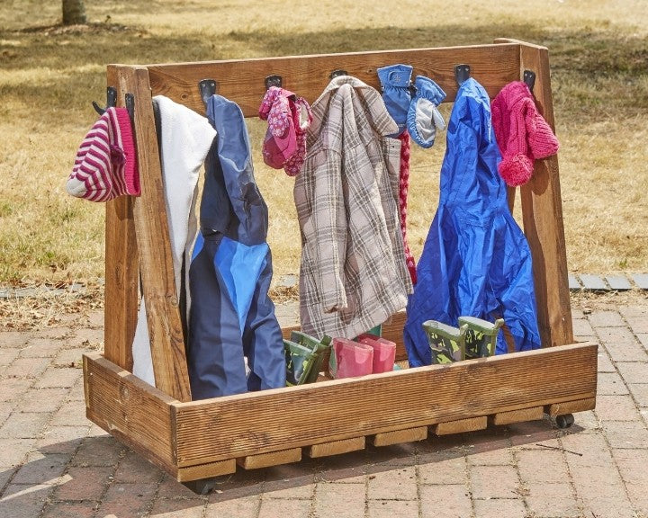 Nursery Cloakroom Storage (Mobile), Learning SPACE