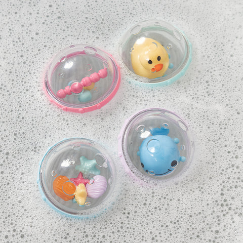 Munchkin Bath Float and Play Bubble Balls 2Pk, Learning SPACE