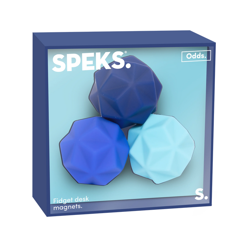 Odds Silicone Fidget Magnets, Blue Peaks Sensory toy Learning SPACE