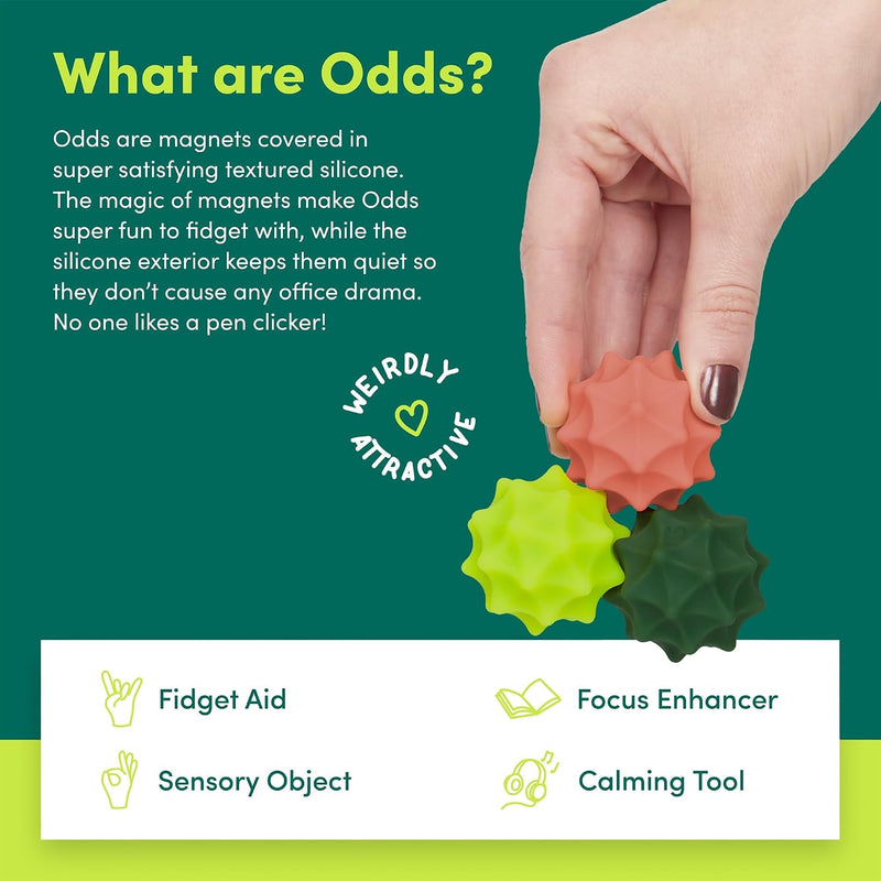Odds Silicone Fidget Magnets, Sensory toy Learning SPACE