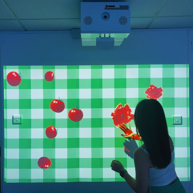 OmiWall: Touch Interactive Wall Projection, Learning SPACE