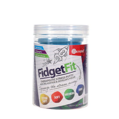 Ormond Fidget Fit Therapeutic Stress Putty - Pack of 4, Learning SPACE