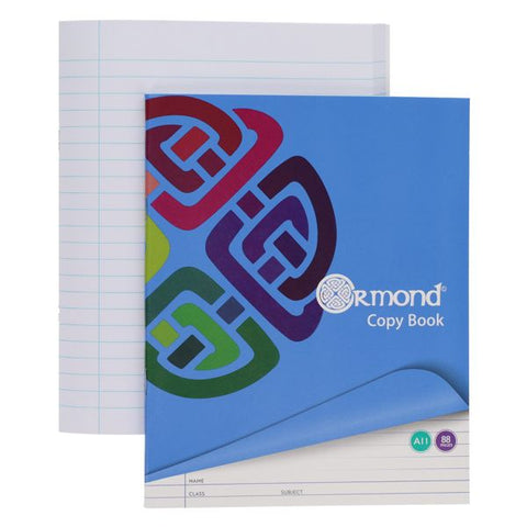 Ormond Pkt.10 88Pg A11 Exercise Copy Books, Learning SPACE