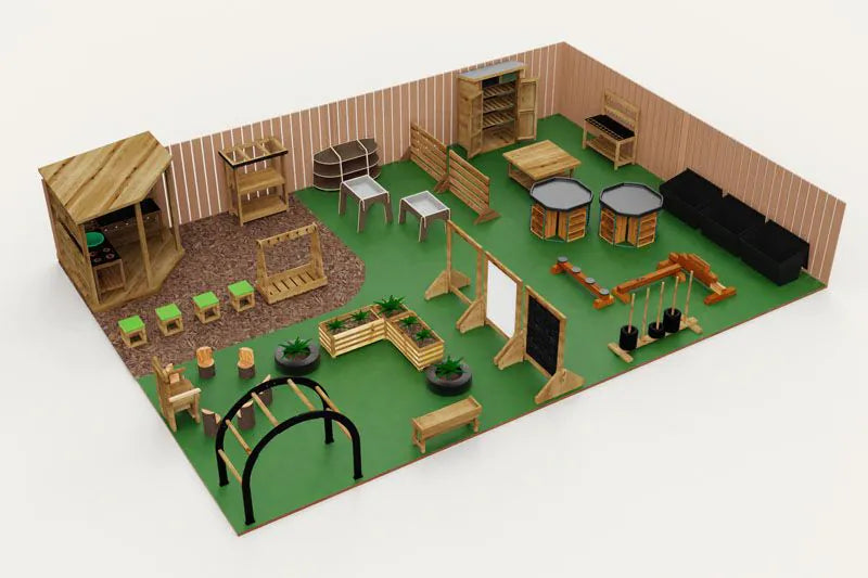 Outdoor Garden - Joined Unit 3-5Yrs - Small (70m2), Learning SPACE
