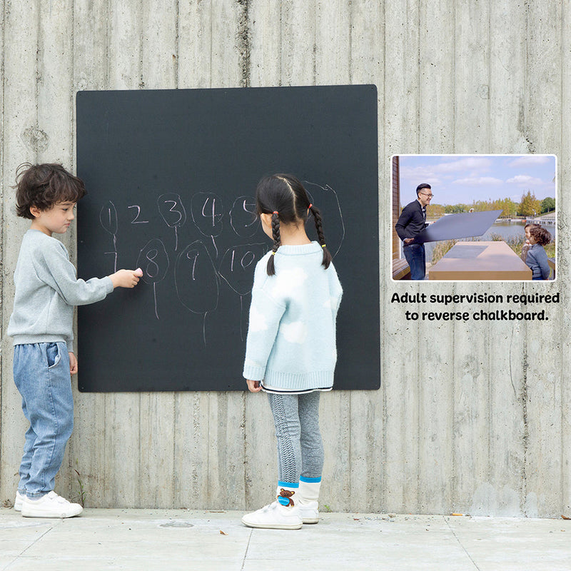 Outdoor - Number 1-100 Chalkboard (coloured), Learning SPACE