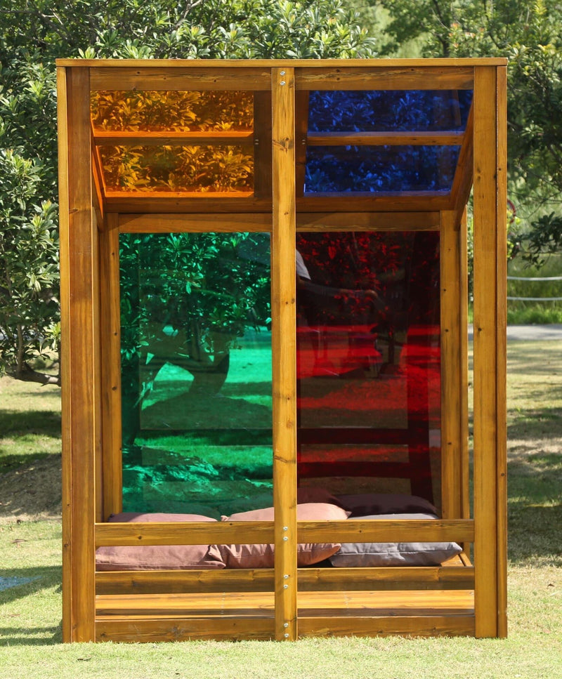Outdoor Rainbow House, Learning SPACE