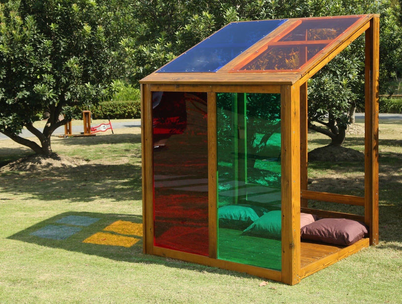 Outdoor Rainbow House, Learning SPACE