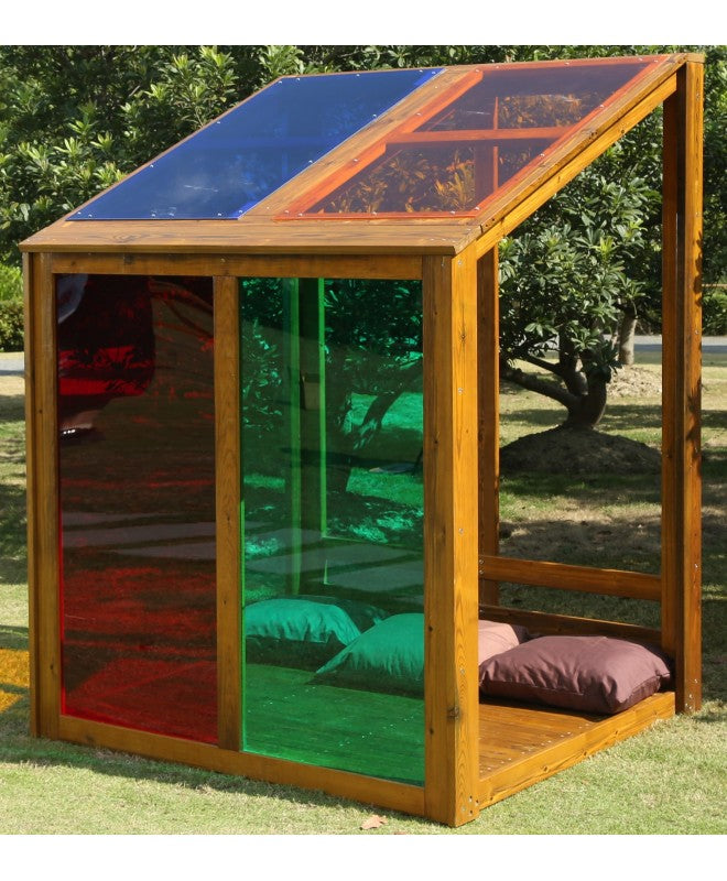 Outdoor Rainbow House, Learning SPACE