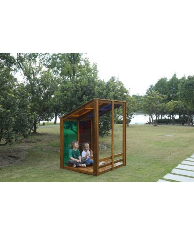 Outdoor Rainbow House, Learning SPACE