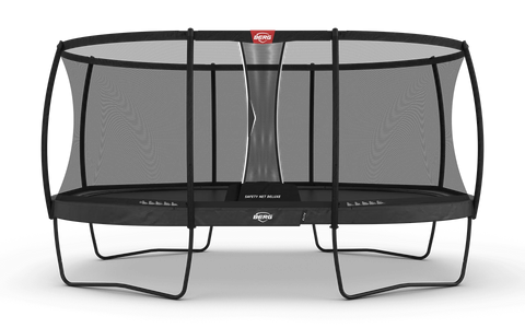 Oval BERG Grand Elite Trampoline With Safety Net 17ft x 11ft - Public Use Approved-Berg Toys,Commercial Trampolines,Teen & Adult Trampolines,Trampoline,Trampolines-Safety Net Deluxe-30.45.75.33-Learning SPACE