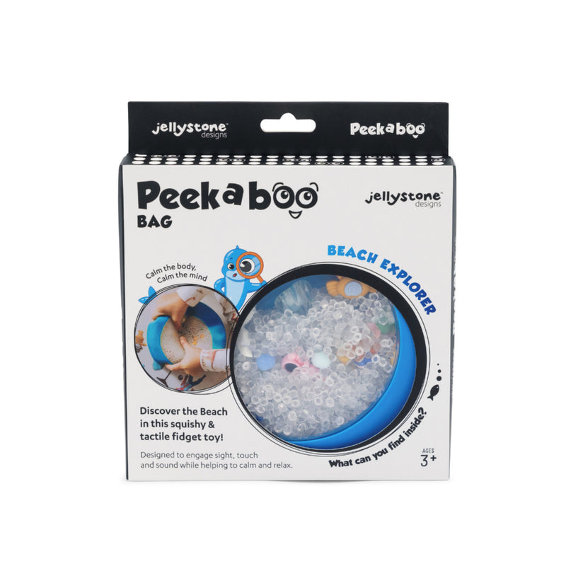 Jellystone Designs Peek-a-Boo Sensory Bag, Learning SPACE