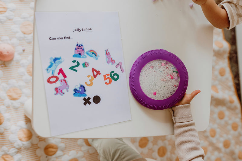 Jellystone Designs Peek-a-Boo Sensory Bag, Learning SPACE