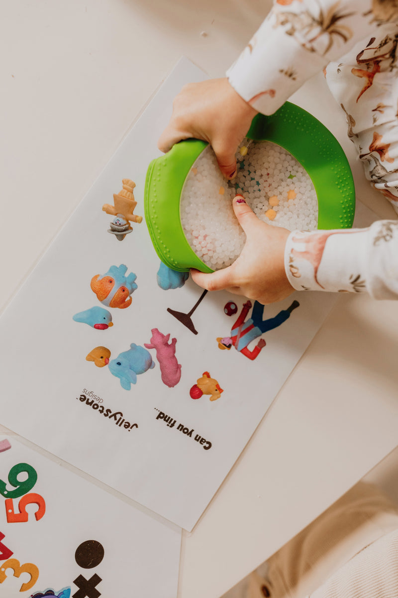 Jellystone Designs Peek-a-Boo Sensory Bag, Learning SPACE