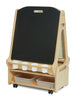 Double-Sided 2 Station Easel with Low Storage Trolley