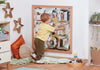Sensory Shaped Wood Framed Wall Mirror