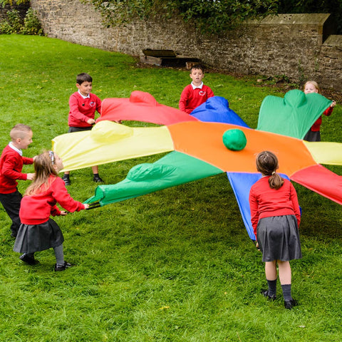 Parachute Activites Kit-Active Games,Classroom Packs,Dropship,EDUK8,Garden Game,Physical Development,Playground,Playground Equipment-Learning SPACE