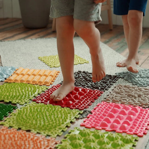 Pastel Coloured Sensory Puzzle Playmats (25cmx25cm) Set of 8-2-12 Piece Jigsaw,AllSensory,Baby Sensory Toys,Down Syndrome,Gifts For 2-3 Years Old,Mats,Mats & Rugs,Nursery,Playmat,Playmats & Baby Gyms,Sensory Direct Toys and Equipment,Sensory Flooring,Vestibular-Learning SPACE