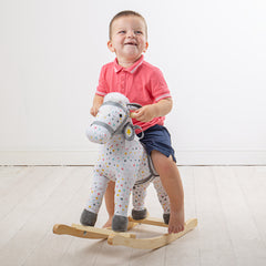Patterned Rocking Horse-Baby & Toddler Gifts,Baby Toys,Baby Wooden Toys,Bigjigs Toys,Dropship,Games & Toys,Rocking-Learning SPACE